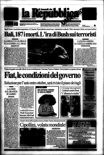 Il lunedì de La repubblica